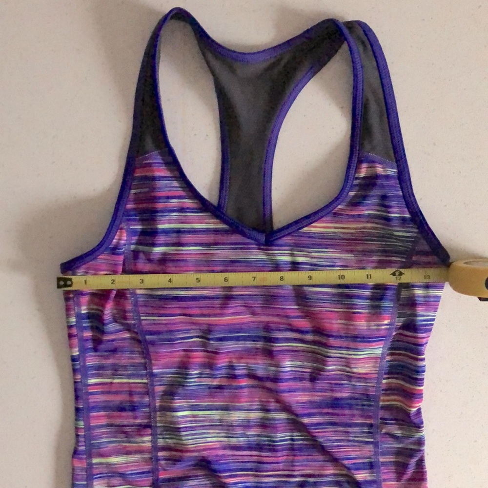 Colorful Striped workout Top - Picture 4 of 6